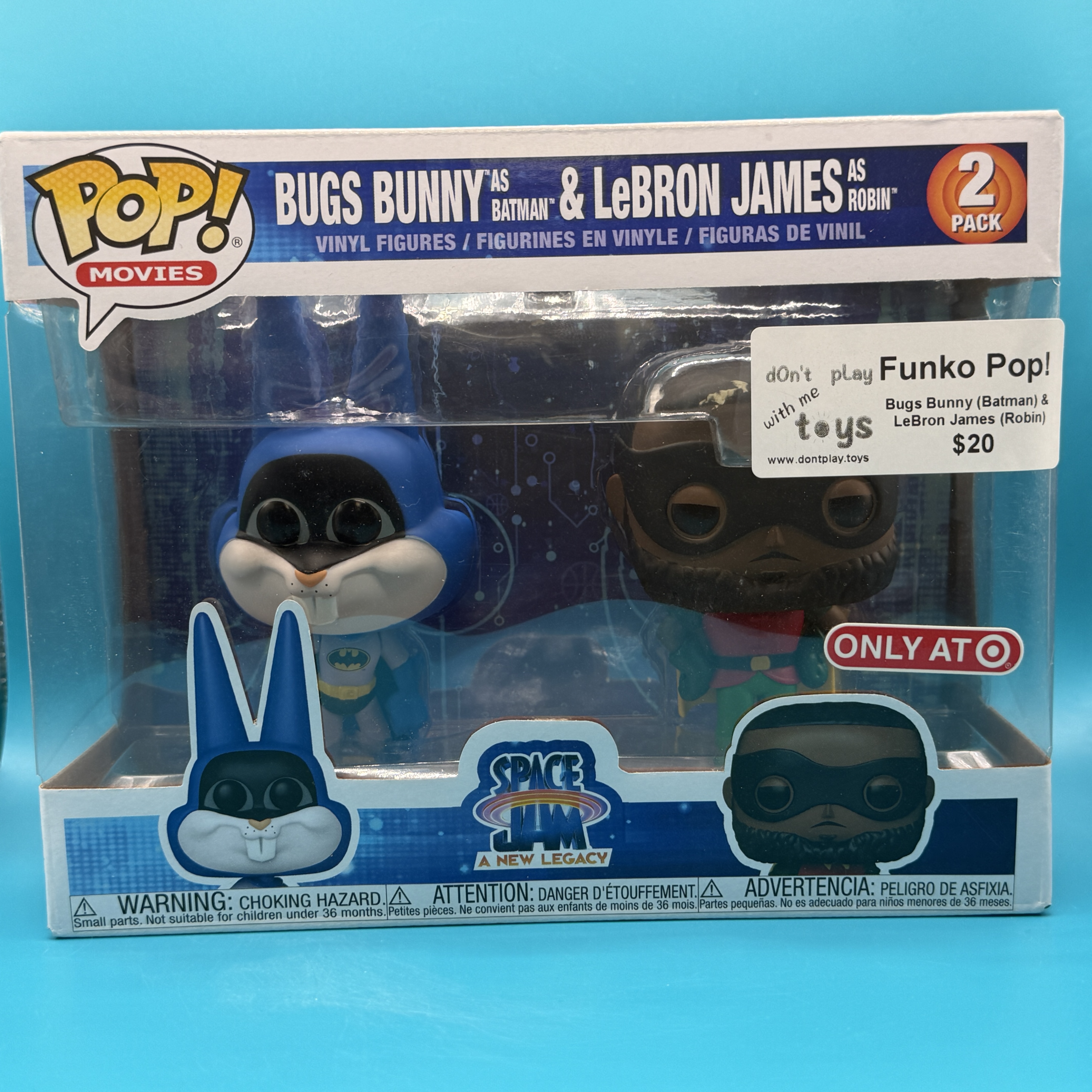 Bugs Bunny (as Batman) & LeBron James (as Robin)