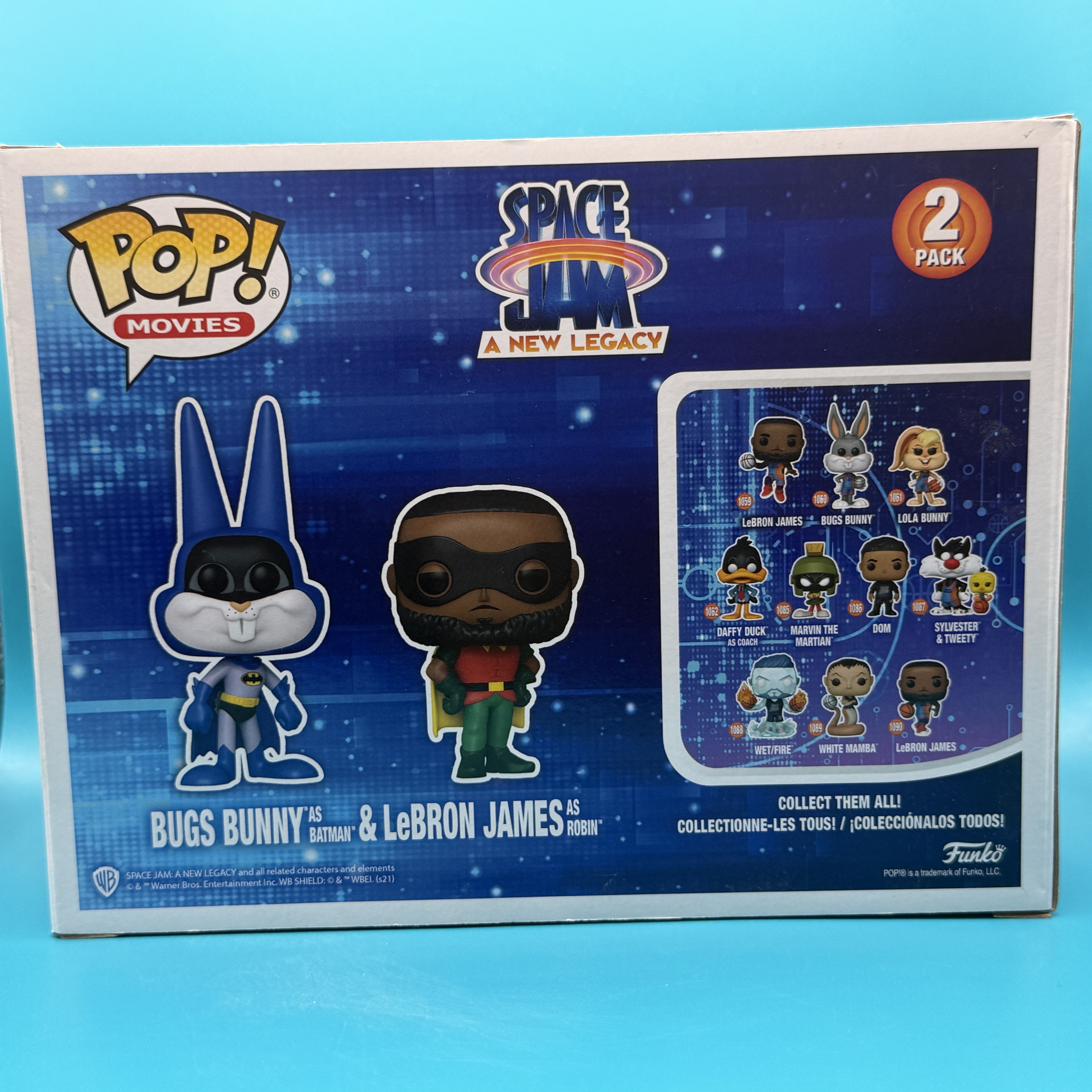 Bugs Bunny (as Batman) & LeBron James (as Robin)