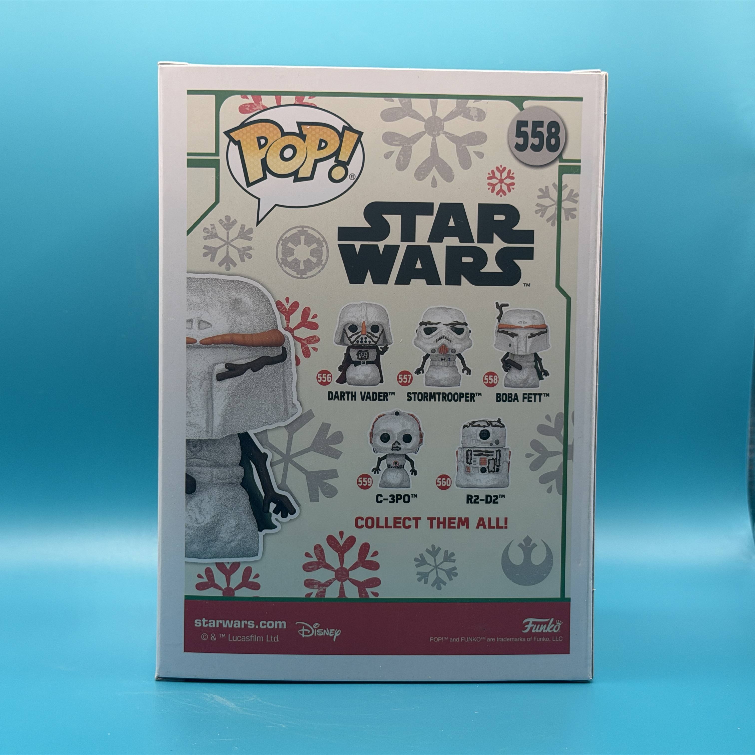 Star Wars Snowmen Boba Fett