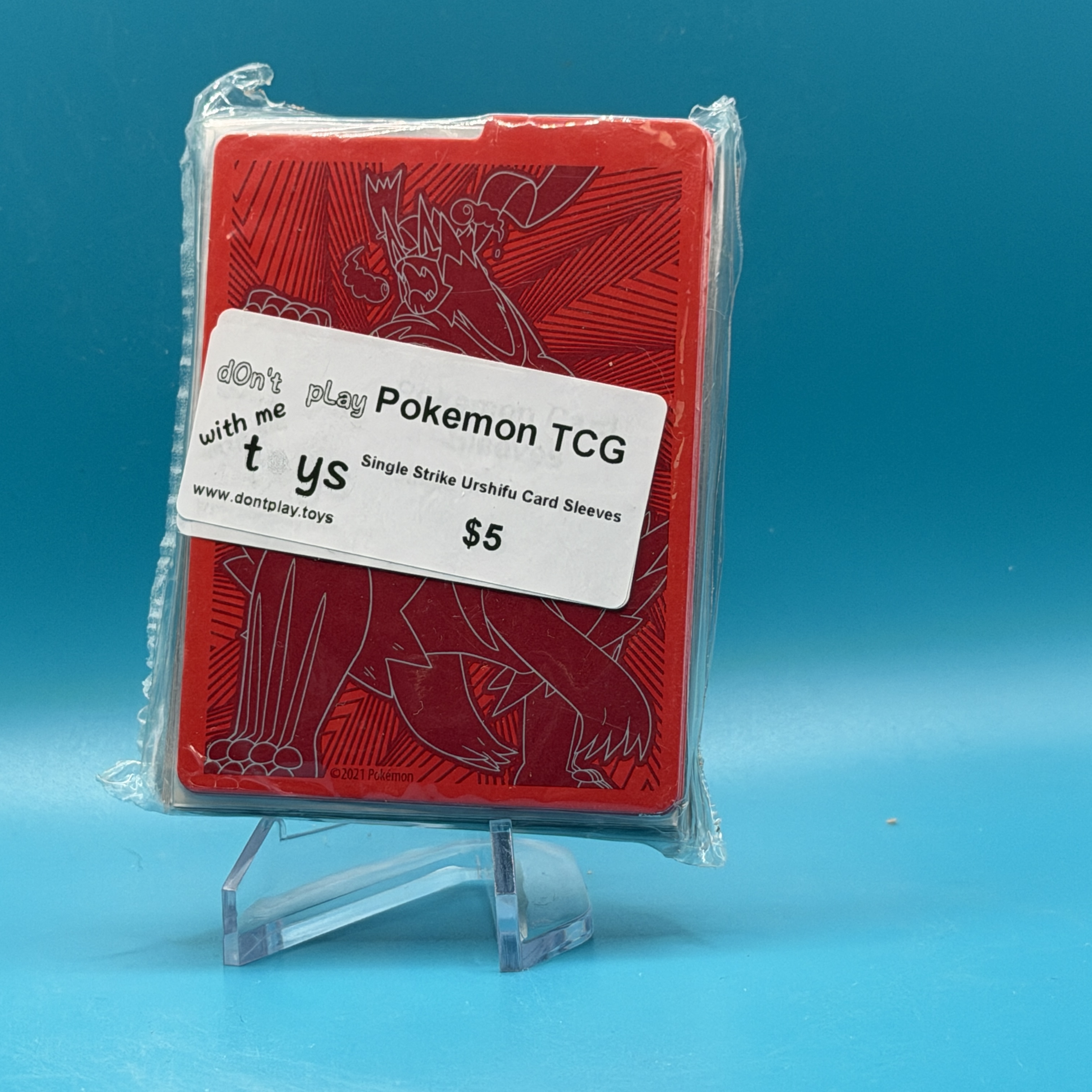 Single Strike Urishifu Card Sleeves